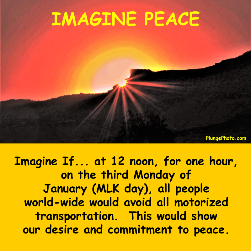 Imagine Peace - please share ©Glenn D. Hayes